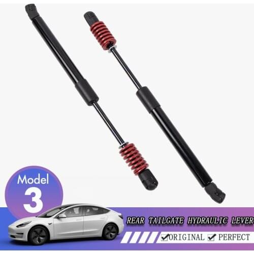 2PCS/Set Car Rear Trunk Tailgate Lift Struts For Tesla Model 3 Boot Gas Spring Shock Support Hydraulic Car Rod Auto Accessories