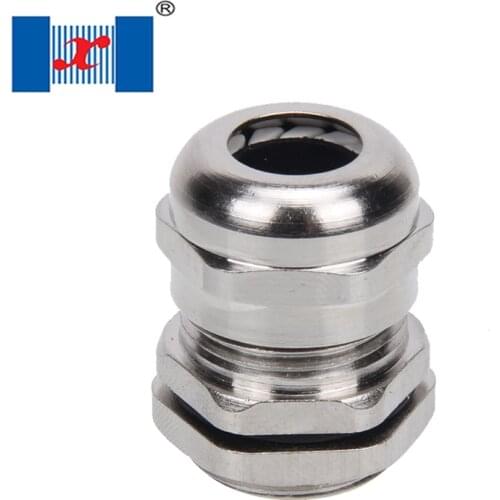 4PCS/lot M16 Metal Cable Gland Waterproof Nickle Plated Brass For 4-8mm Wire