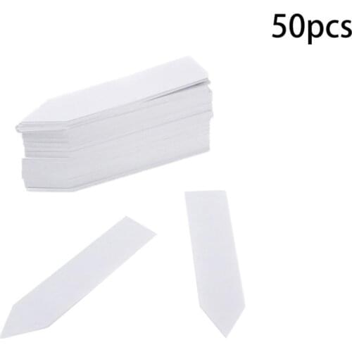 Reusable Waterproof Plastic Plant Flower Seed Labels Markers Garden Tags Decoration Tools 50/100 Pcs/Pack