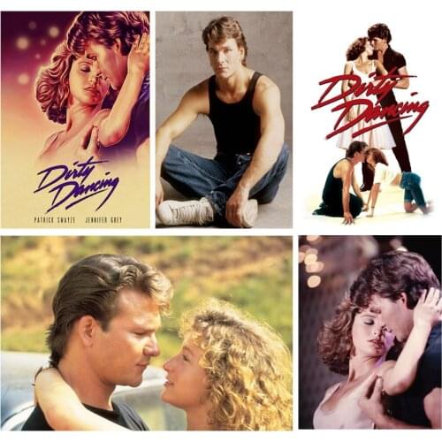 5D DIY Diamond Painting Dirty Dancing Movie Poster Full Square Diamond Embroidery Cross Stitch Kits Wall Sticker For Home Decor