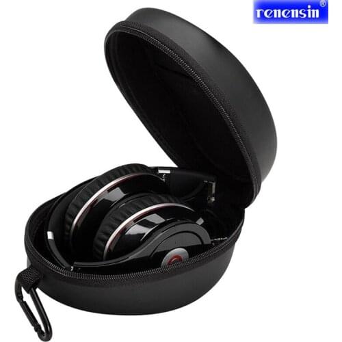 Headphone Box EVA Anti-shock Protection Carrying Hard Case Bag box for Studio Solo Pro Mix headphone Zipper case 18X15X9cm