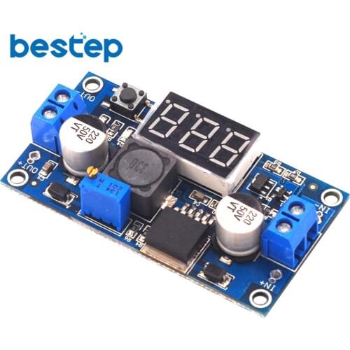 LM2577 DC-DC Boost Step Up Module Converter Digital Voltmeter Display Voltage Meter 3A Output 3-34V to 4-35V