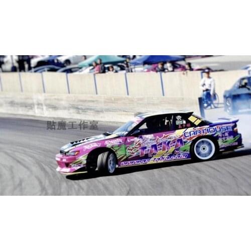 1/28 1/24 scale RC On Road Race Drift car Mini-Z car S13 kyosho miniz shell bear stickers & decals MINI-Q
