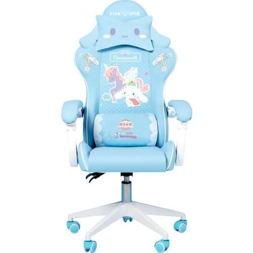 Cartoon Chair WCG Computer Gaming Chair Reclining Armchair cute Internet Cafe Gamer Chair Office Furniture adjustable Chair