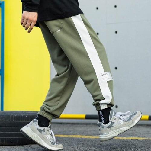 Casual Elastic Waist Men Sweatpants Autumn Sports Fitness Fashion 2020 Jogger Male Pants