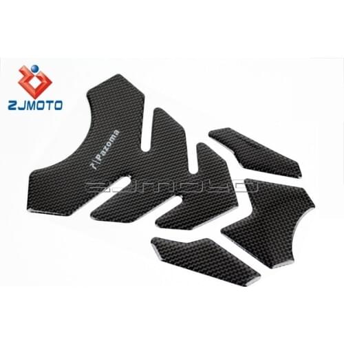 Motorcycle Tank Decal Carbon Fiber Tank Sticker Gas Fuel Tank Pads For Honda BMW Ducati Yamaha Kawasaki Suzuki