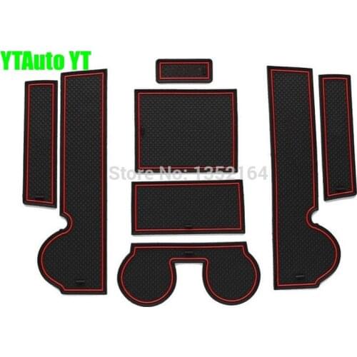 Non-slip Interior door pad,cup mat door gate pad for lancer EX 2010-2015,8pcs/lot,car styling