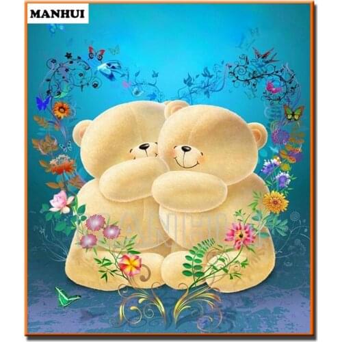 New diy diamond painting cross stitch Toy Bear needlework interior rhinestone mosaic 5d diamond embroidery MH244