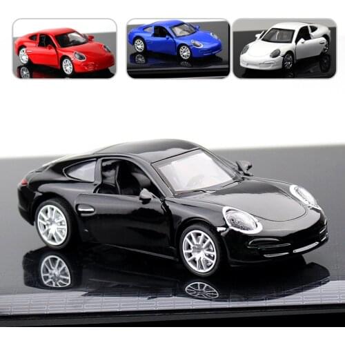 New alloy sports car 911 car model power toy car car accessories gift box for boys and girls