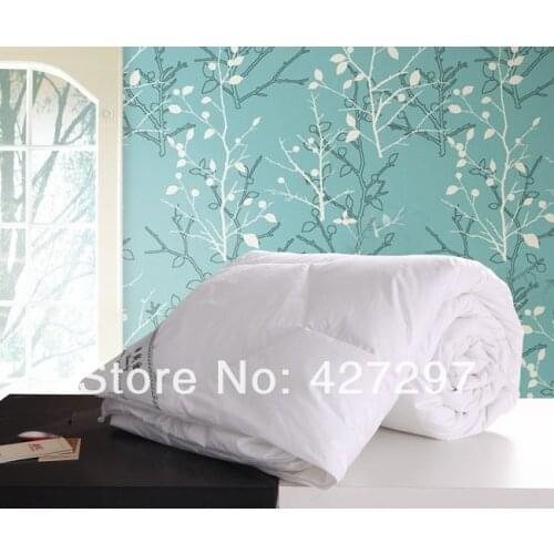 High Quality 350GSM Goose Down Quilt Universal throughout the USA King Size--110inchX98inch 280cmX249cm Doona Comforter Blanket