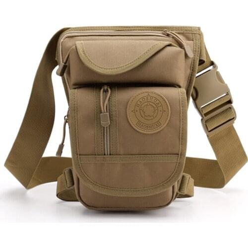 Assault Waist Pack Fanny Thigh Bags For Men Motorcycle Rider Hip Shoulder Multi-Functional Military Male Nylon Fanny Drop Leg Ba