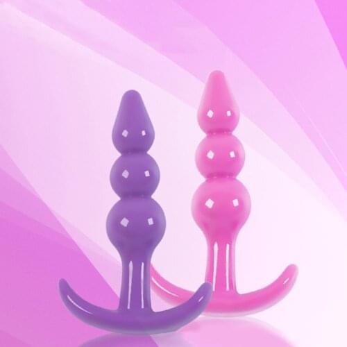 Unisex Silicone Anal Beads Balls Butt Plug G-Spot Stimulation Woman Man Sex Toys for woman Gifts perfect naughty couples' games