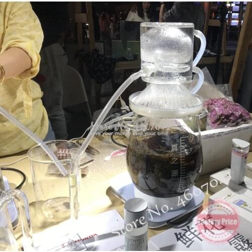 Glass Chinese Medicine Distiller home Wine Making Pure Dew Machine Mini Essential Oil Refining Equipment Electric Heating Brewer