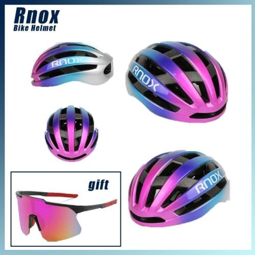 Ultralight Bike Helmet Cycling Safety Helmet MTB Road Bike Outdoor Sports Shockproof Breathable Bicycle Helmet Free Sunglass