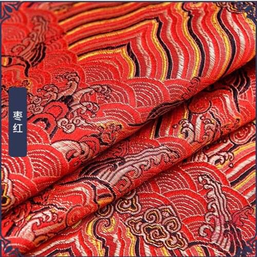 SMTA Brocade Fabric The Cloth Patchwork Fabrics By The Meter Cotton Cloth For Needlework Polyester 50*75cm D20