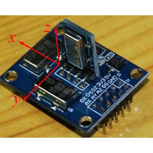 Three axis acceleration MMA7361 + three axis gyroscope ENC-03MB sensor module smart car