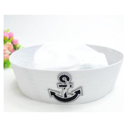 Military Hats Unisex Seaman Big Arrow Navy Cap Captain Performance Sailor Navy Hat Cap with Anchor