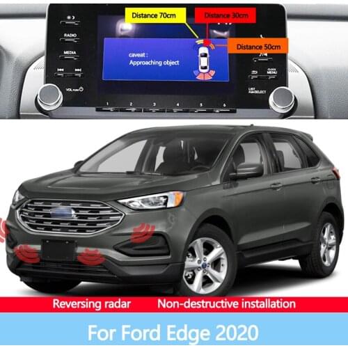 Built-in Installation Front Rear Radar Sound Alarms For Car Reversing Images Suitable For Ford Edge 2020