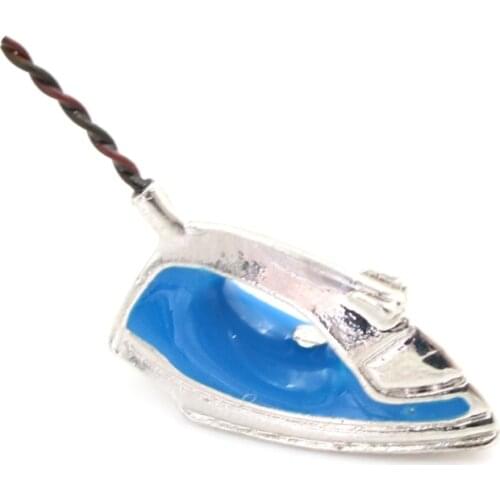 1:12 Dollhouse Miniature Iron Cute Mini Doll house Accessories Adornment Iron Clothes Room Model Tool