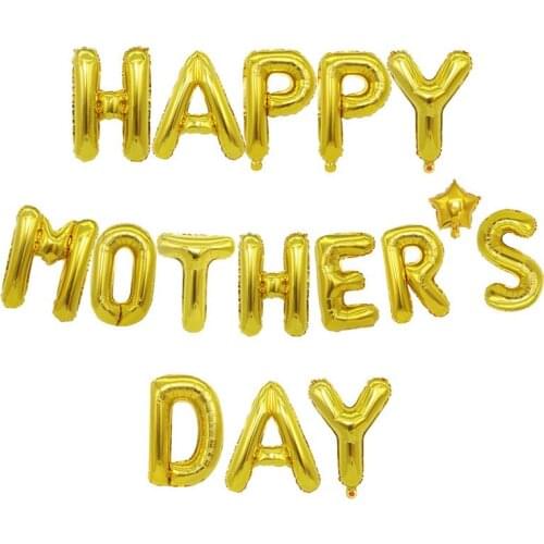 10inch Happy Fathers Day Foil Globos Foil Balloons Father Mother Party HAPPYFATHERSDAY Aluminum Film Balloon Set