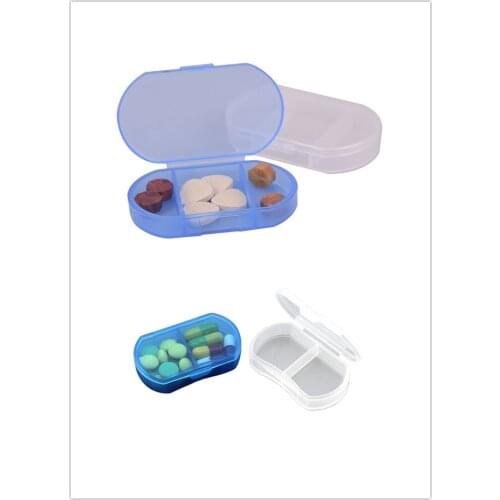 2/3 Grids Pill Cases Medicine Storage Mini Plastic Pill Box Tablet Sorter Containers Travel Organizer Foldable Portable Box