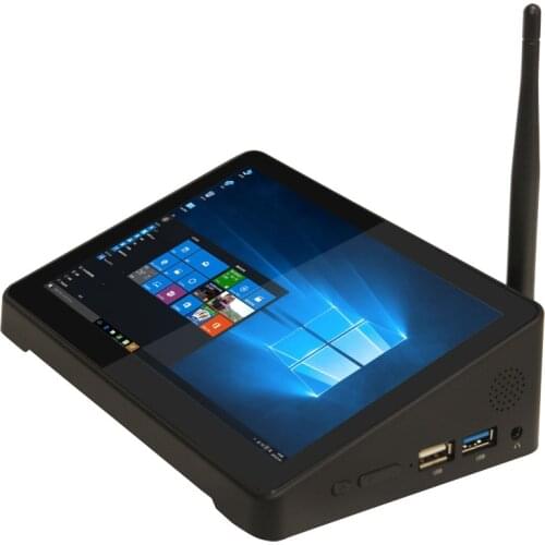 2G RAM 32G ROM 7" F2 Mini PC with Intel Cherry trail Z8350 Quad Core windows 10 1.44GHz Mini TV BOX support IPS Screen computer