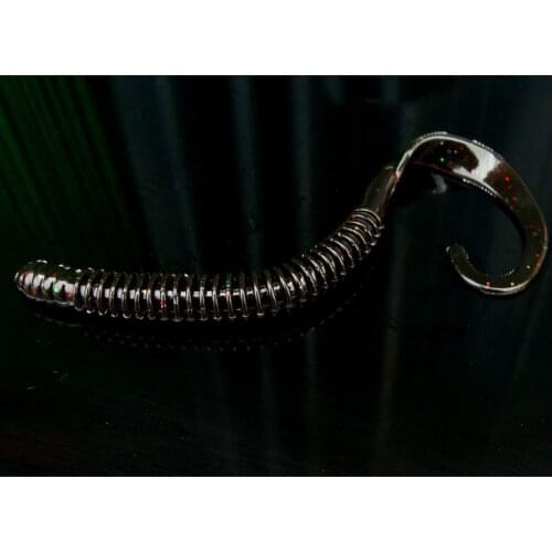 3pcs Soft Worm EarthWorm Fishing Lure Tackle Baits Bass Trout