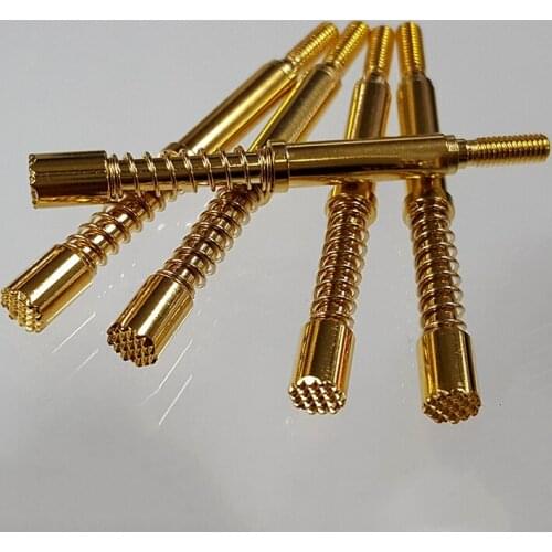 5PCS 15A high current needle probe 420*4820H plum blossom head test needle 5MM spring needle HRS420 Pressable pogo pin