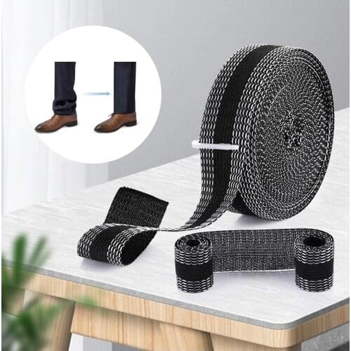 5yards Cloth Stickers Webbing Change Trouser Iron on Pants Leg DIY Amending Jeans Adhesive Ribbon Sewing Craft Patch Accessories