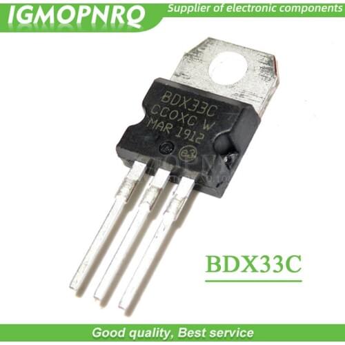 50PCS BDX33C BDX33 TO220 NPN Transistor Darlington Transistor New Original Free Shipping