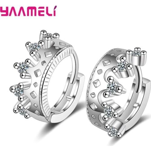 Top Sale 925 Sterling Silver Round Heart Smiling Face Personality Small Hoop Earrings for Women oorbellen