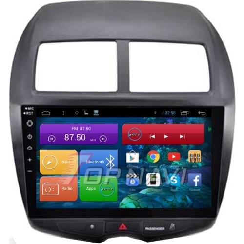 TOPNAVI Quad Core Android 6.0 Car GPS Navigation for Mitsubishi ASX 2010 2011 2012 2013 2014 2015 Autoradio,NO DVD