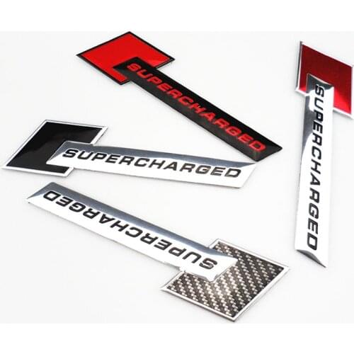 Car Styling Supercharged Turbo Boost Loading 3D Emblem Badge Sticker for Toyota Camry Corolla RAV4 Yaris Highlander/Land Cruiser