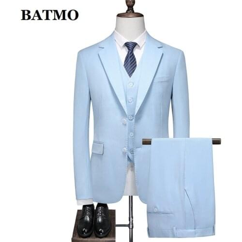 BATMO 2021 new arrival high quality casual suits men,male wedding dress,plus-size S-5XL 6837