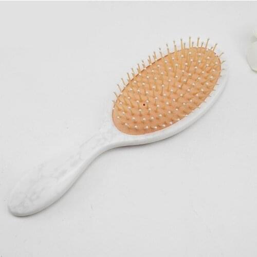 White Hair Comb Brush Salon New Detangling Kids Gentle Women Men Combs Wet & Dry Handle Tangle Detangling Comb