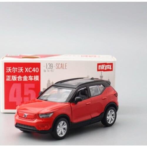 Caipo 1:39 XC40 Policecar SUV Alloy Pull back Toys Car Model Vehicles