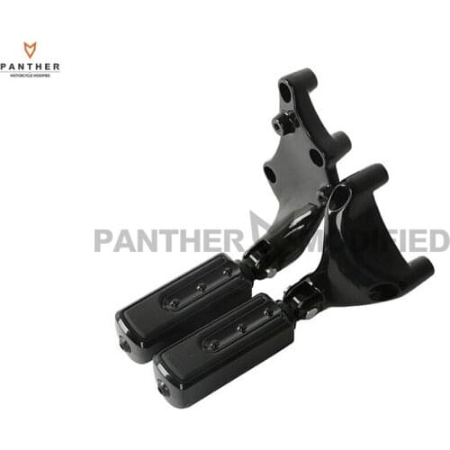 Black Motorcycle Skid-Proof Footpegs Foot Brackets Moto Foot Rest case for Harley 883 1200 XL Sporster 2014 2015 2016 2017