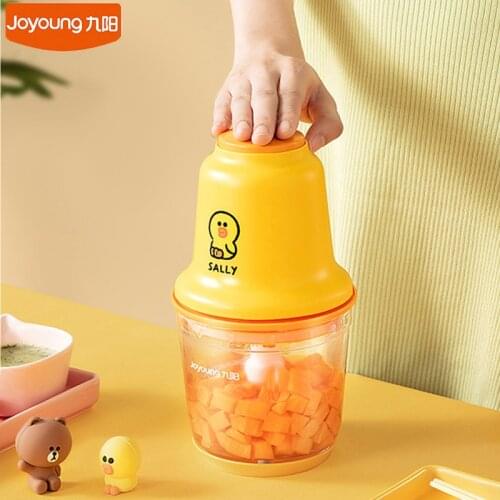 Joyoung Electric Meat Grinder Cute Kitchen Vegetable Chopper 600ml Multifunction Baby Food Supplement Blender