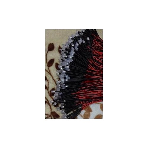 F5 5mm Diffused Warm White Red Green Blue Yellow Orange RGB 24V LED Lamp Light With 20cm Wire for Toy DIY Light Beads x100pcs