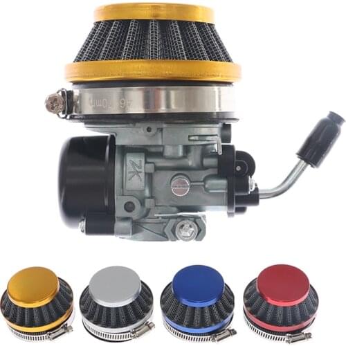 Pocket Bike 47cc 49cc engine carb carburetor with Pod Air Filter 2 stroke for Mini Quad ATV Dirt Bike MiniMoto Go Kart Buggy