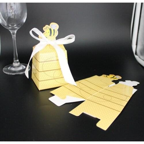 Cartoon cute boat candy chocolate gift box for wedding birthday baby shower tea party favor decoration Wh