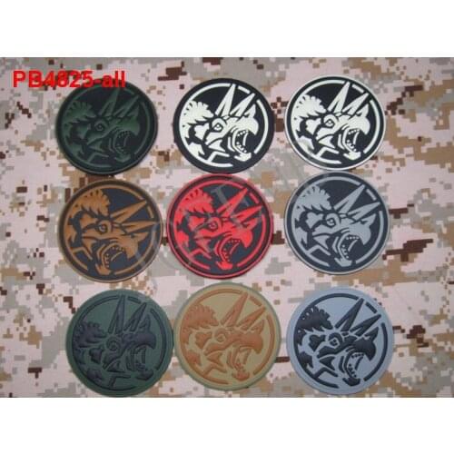 Rhinoceros Patches Tactical PVC Patch Military Badges Combat Patches 3D pvc patch