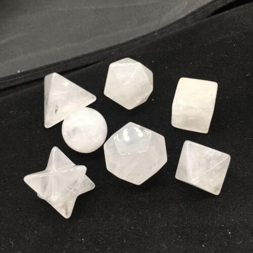 Natural Crystal Seven Star Array Jewelry Meditation Reik Chakrai Healing Crystal Point Ore Mineral DIY Gifts