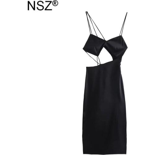 Летние платья с разрезом NSZ China At AliExpress