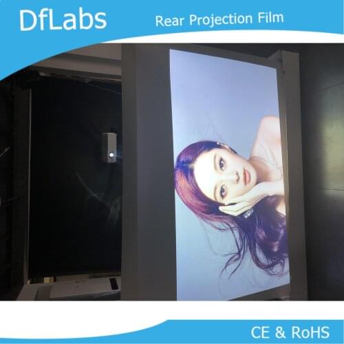 DfLabs Rear projection film Samples black color