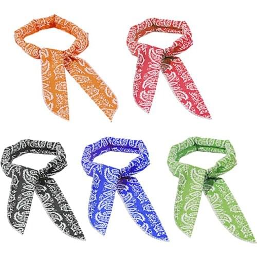 Cooler Arm Wrap Non-toxic Cool Tie Bandana Ice Scarf Headband Neck Body Summer