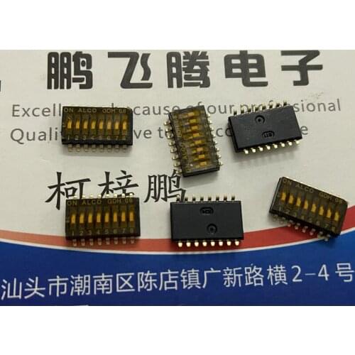 Original new 100% 1-1571983-1 dial switch 8-bit SMD spacing 1.27MM flat dial code