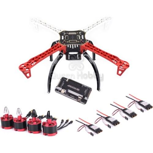 F450 450 Quadcopter MultiCopter Frame kit W/ Black Tall Landing Gear Skid APM2.8 2212 920KV 30A Simonk Esc 1045 Prop