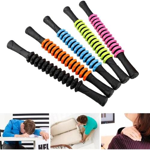 Gym Yoga Roller Massage Stick Relax Muscle Roller Anti Cellulite Slimming Trigger Point Muscle Body Massager Roller