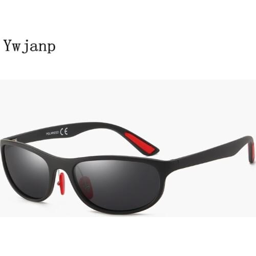 Ywjanp BRAND DESIGN Classic TR90 Polarized Sunglasses Men Women Driving Sports Sun Glasses Male Goggle UV400 Gafas De Sol P22